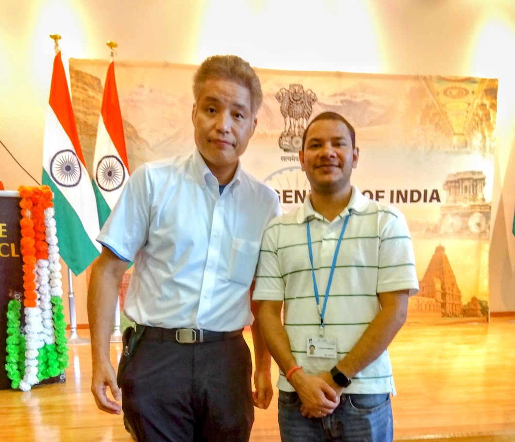 インドの方々の積極的交流