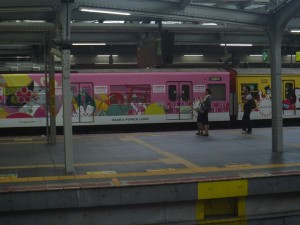 ラッピング電車