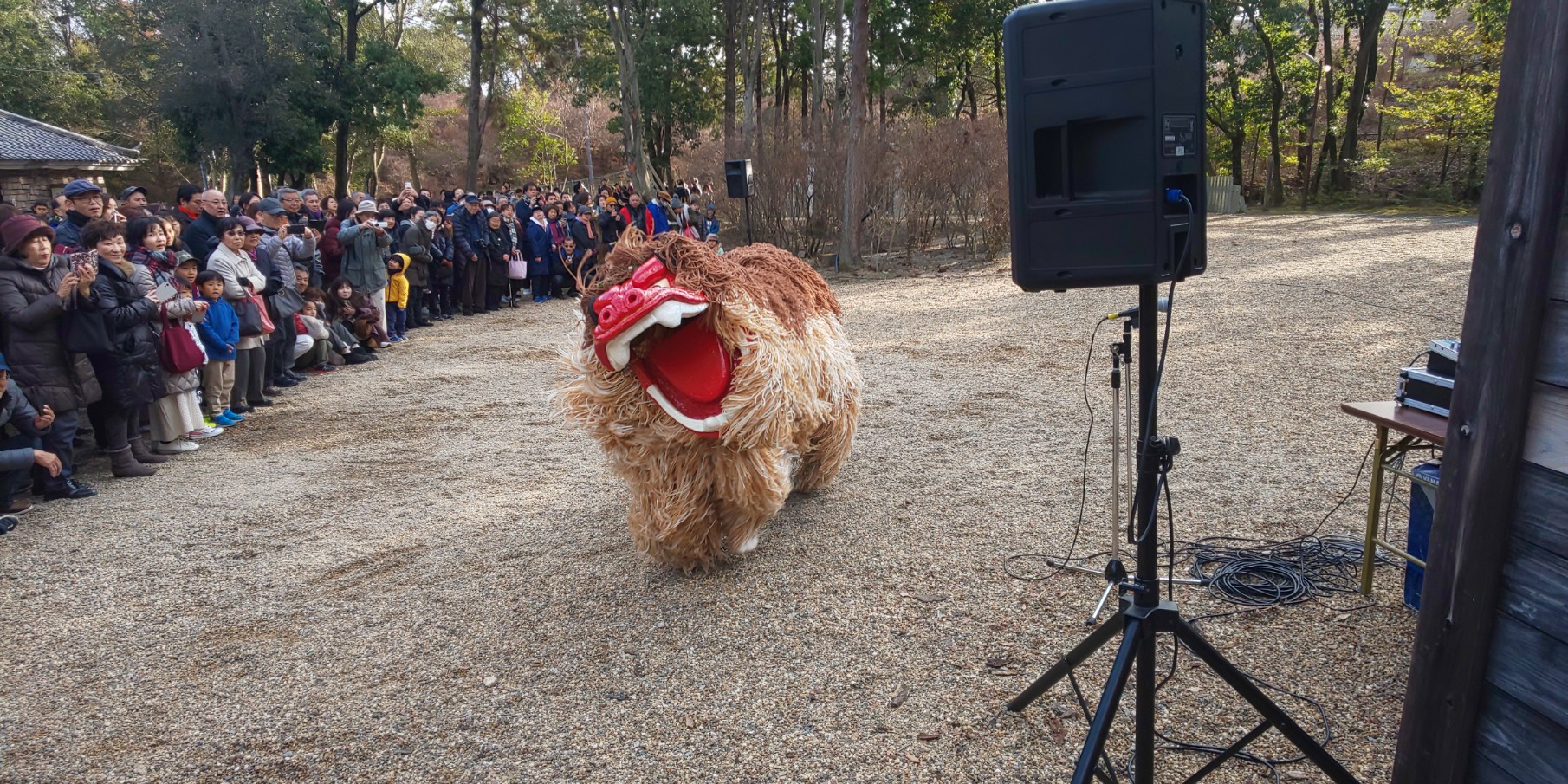 琉球国祭り太鼓による獅子舞
