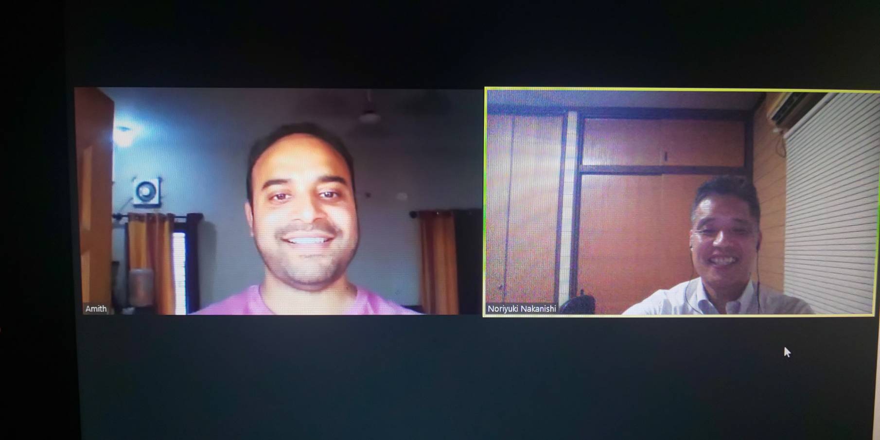 インドバンガロールのAmithさん